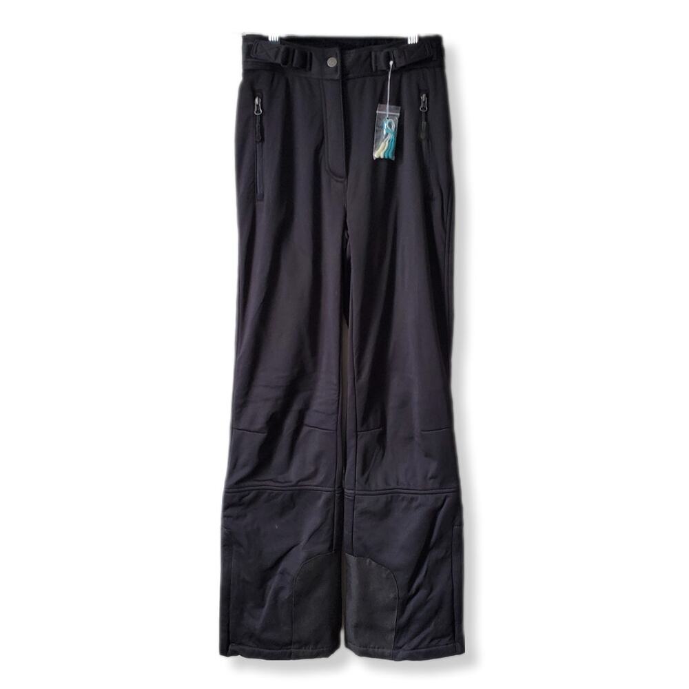 Vtg 90s Crivit Women Black Skiing Snowboard Pants S Gorpcore Outdoors Winter